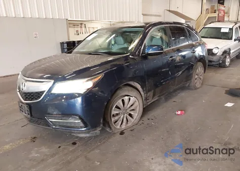 2014 Acura Mdx Technology Package z USA, uszkodzony, nr VIN 5FRYD4H45EB034710